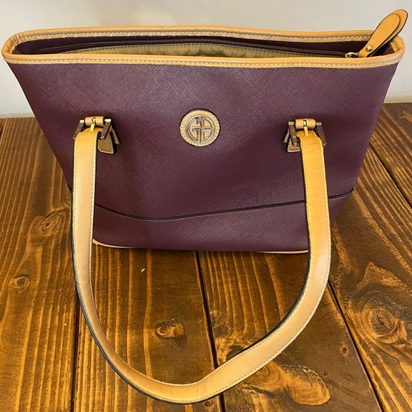 Giani Bernini Maroon Shoulder Bag - Picture 4 of 14